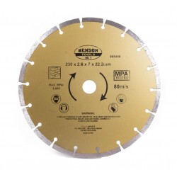 DISCO DE CORTE DIAMANTE Ø 230MM SEGMENTADO PIEDRA/LADRILLO/HORMIGON