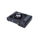 HORNILLO CAMPING GAS PORTATIL COLOR NEGRO C/FUNDA CON SISTEMA DE SEGURIDAD Y AUTO-ENCENDIDO (USA BOMBONA 227GRS. no incluida)