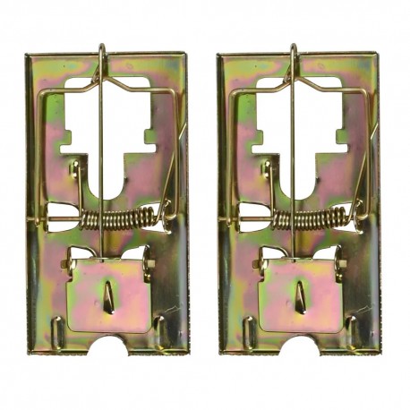 TRAMPA PARA RATAS DE METAL 12 X 6CM (PACK 2)