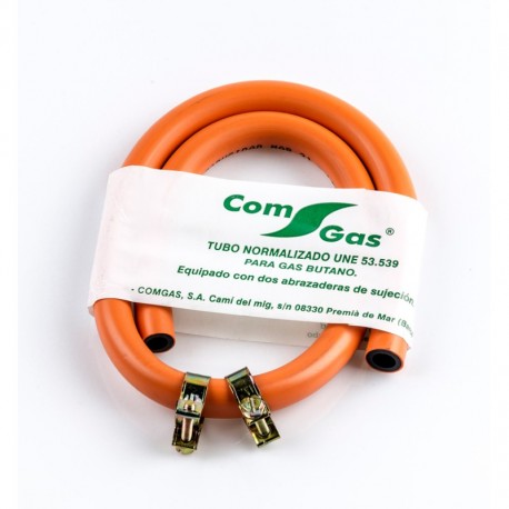 KIT MANGUERA BUTANO 0,60 METROS + 2 ARAZADERAS (NORMA UNE 53.539)