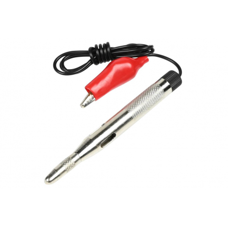 COMPROBADOR TESTER VOLTAJE 12V/24V CON LUZ