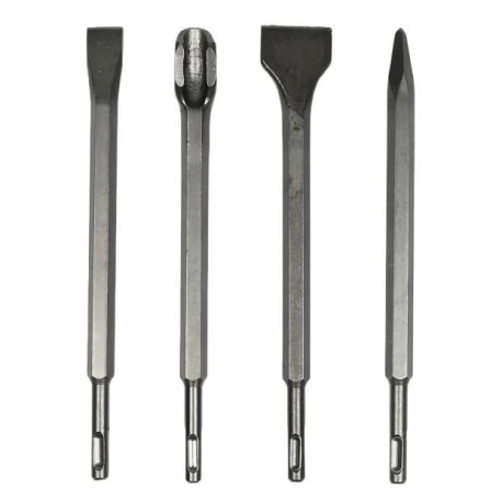 JUEGO DE 4 CINCELES TALADRO SDS-PLUS 250MM