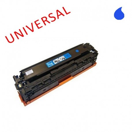 CB541/CE321/CF211A UNIVERSAL TONER GENERICO HP CYAN 1.400 pag.