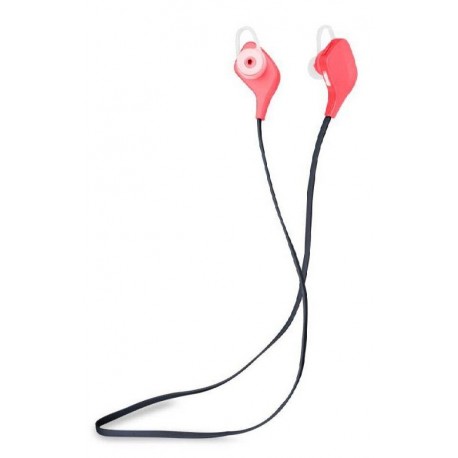 AURICULAR BLUETOOTH ROJO SUJECION SPOR INTRAUDITIVO C/BAT. RECAR. Y MICROFONO MARVO