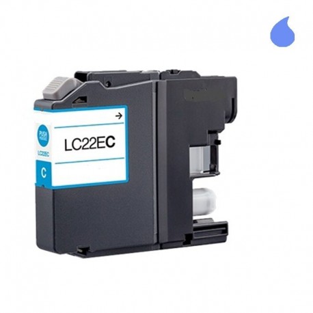 LC-22EC CARTUCHO GENERICO BROTHER CYAN (LC22EC) 15 ml